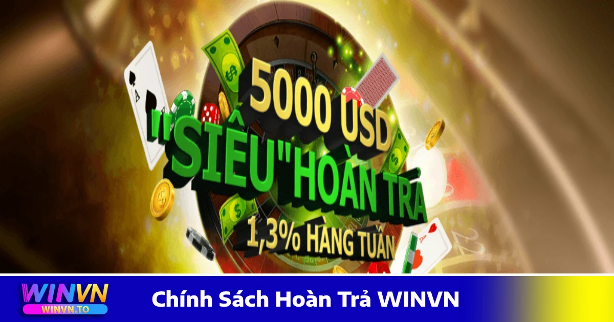 Chính Sách Hoàn Trả WINVN – Nhận Hoàn Tiền Khi Cá Cược 3 Chính sách hoàn tiền khi chơi game bài & casino